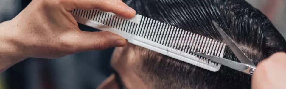 męskie strzyżenie włosów